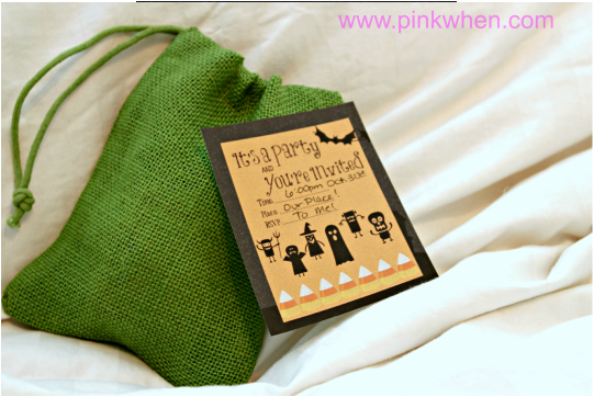 Halloween Printable Party Invite