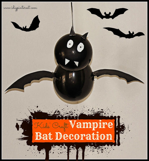 Vampire bat decoration
