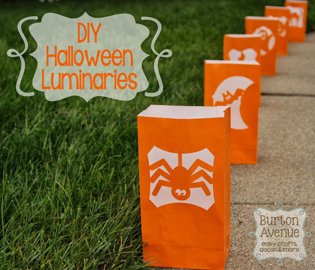 DIY Halloween Luminaries DIY Halloween Luminaries