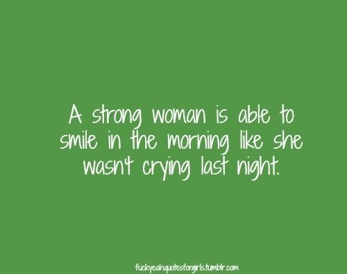 A strong woman