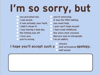 I'm so sorry, but....