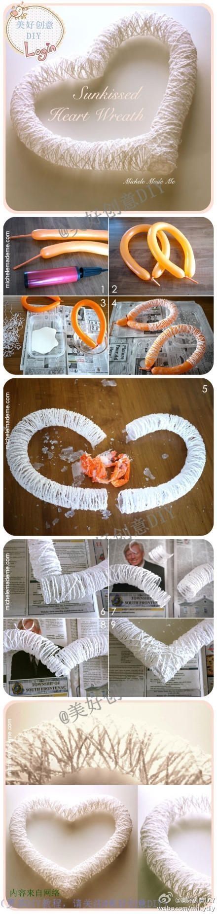 DIY Sunkissed Heart Wreath DIY Sunkissed Heart Wreath