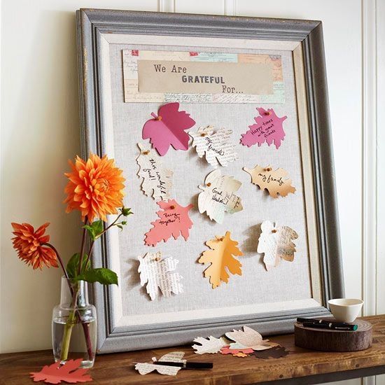We Are Thankful Leaf Board We Are Thankful Leaf Board