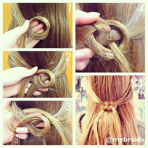 DIY Infinity Knot Hair