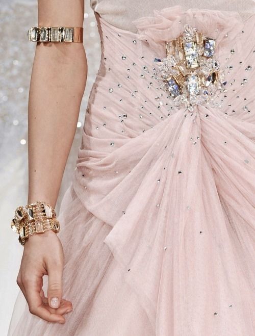 Soft Pink Gathered Chiffon Dress with Bling Soft Pink Gathered Chiffon Dress with Bling