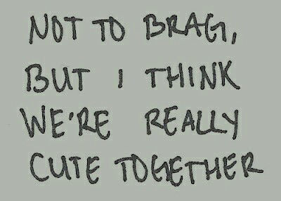 We are really cute logether We are really cute logether