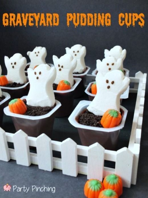 Graveyard Pudding Cups Graveyard Pudding Cups