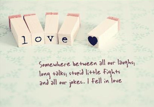 Somewhere I fell in love