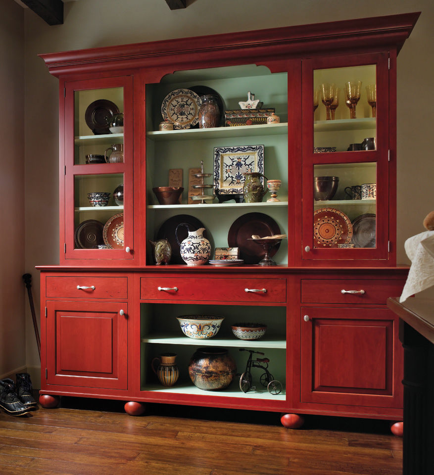European Red Country Hutch European Red Country Hutch