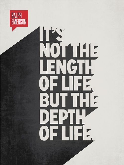 Depth of life Depth of life
