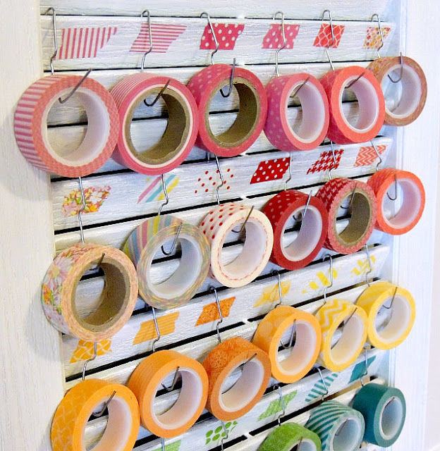 Washi Tape Shutter Storage Washi Tape Shutter Storage