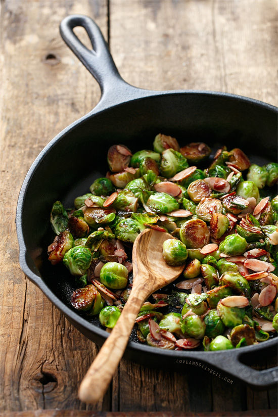 Tart cherry glazed brussels sprouts Tart cherry glazed brussels sprouts