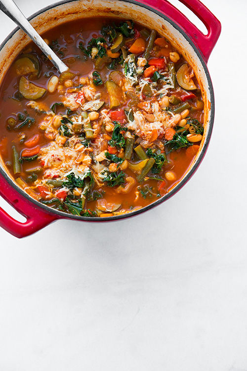 Kale and Quinoa Minestrone