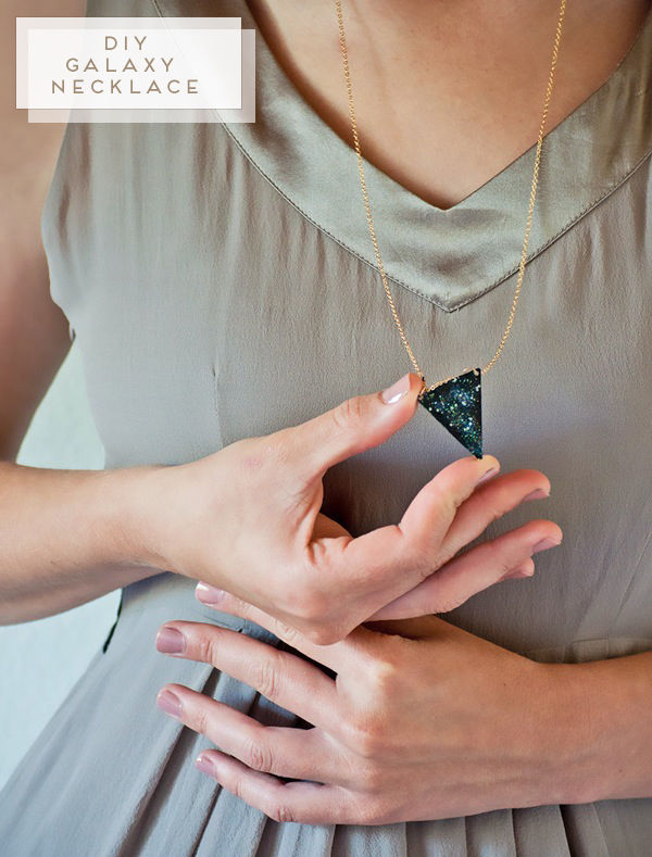 DIY Galaxy Necklace DIY Galaxy Necklace