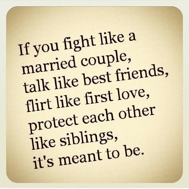 It's meant to be