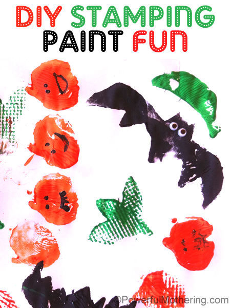 DIY Stamping Paint Fun DIY Stamping Paint Fun