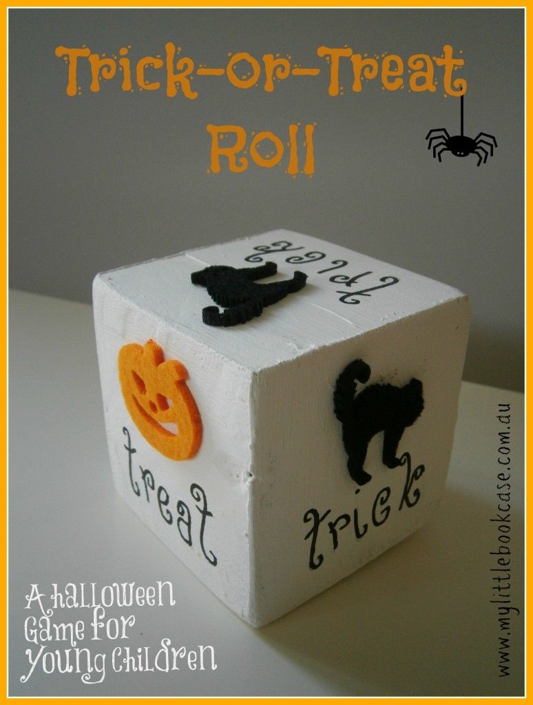 Trick or treat roll game