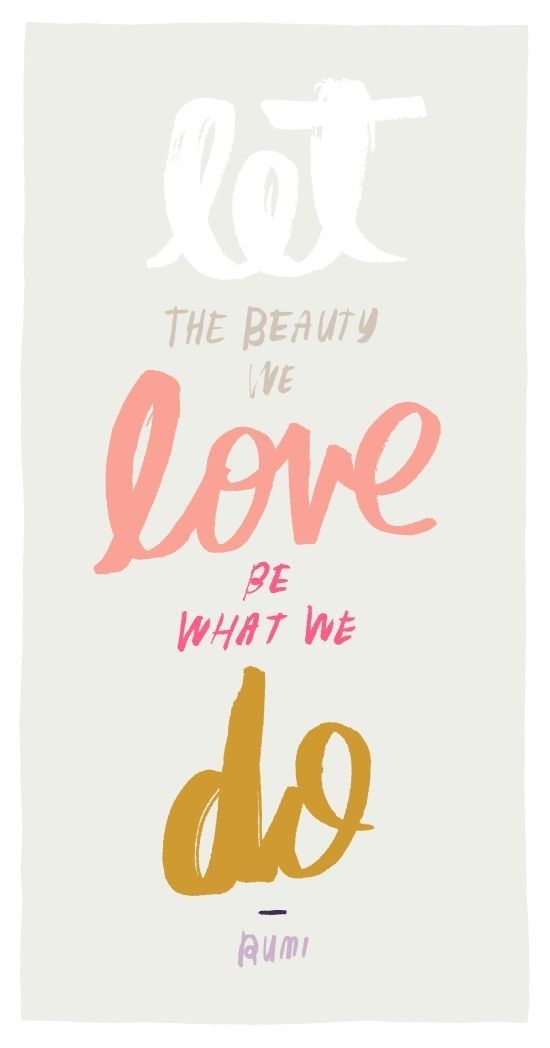 the beauty we love