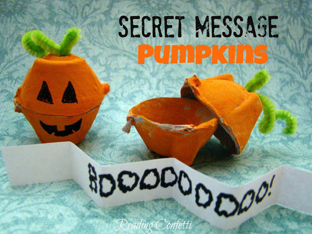 Secret message pumpkins
