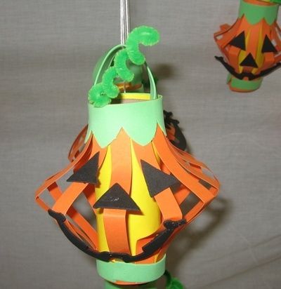 Cute toilet paper roll jack o lantern