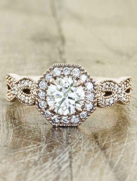 Diamond Ring in an Octagon Setting