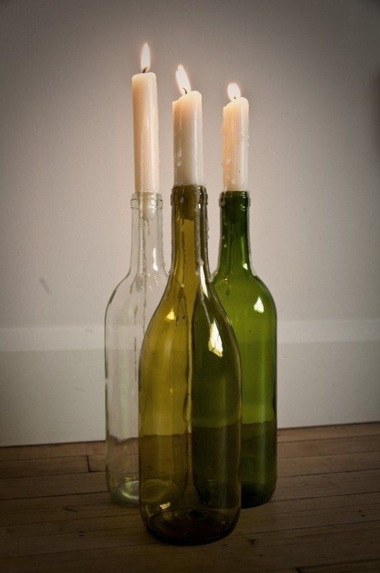 Booze candle bottles Booze candle bottles