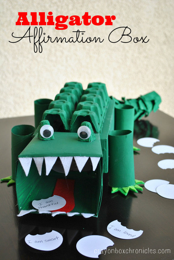 Alligator affirmation box Alligator affirmation box