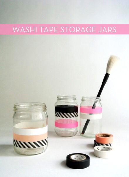 Washi Tape Storage Jars Washi Tape Storage Jars
