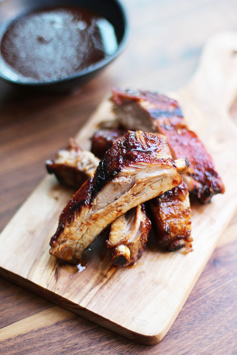 Bourbon Glazed Baby Back Ribs