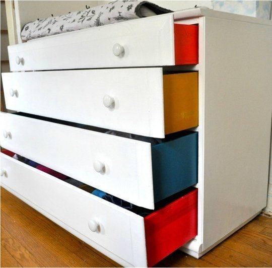 DIY Color drawers