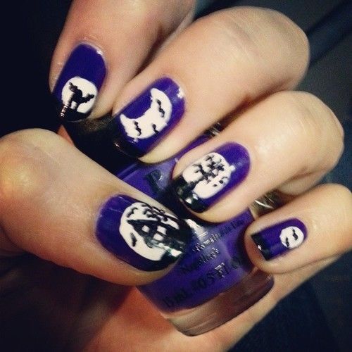 Halloween nail art Halloween nail art