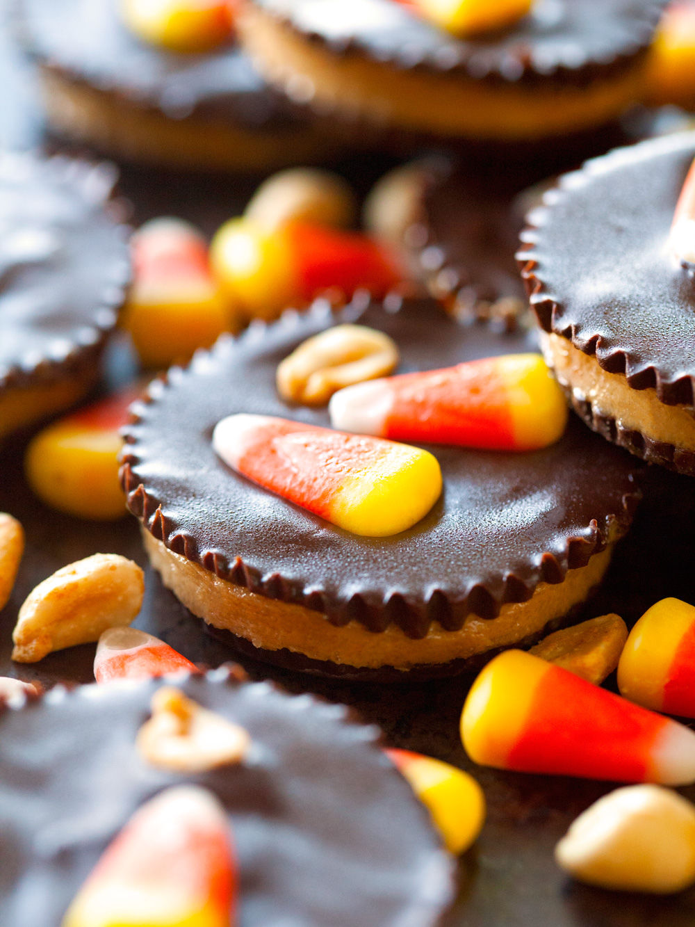 Candy corn peanut butter cups Candy corn peanut butter cups