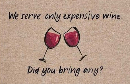 Did you bring the wine