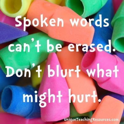 Spoken words cant be erased Spoken words cant be erased