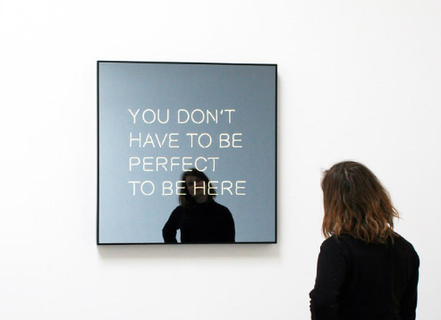 you don't have to be perfect here