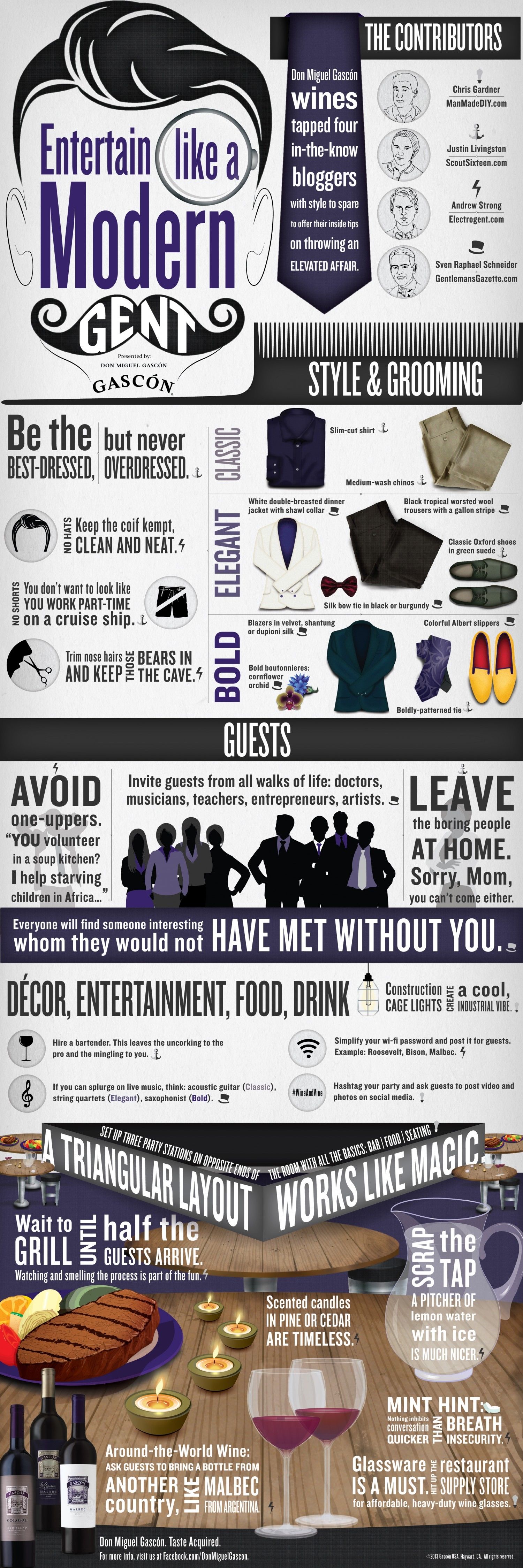 Entertain like a gentlemen Entertain like a gentlemen