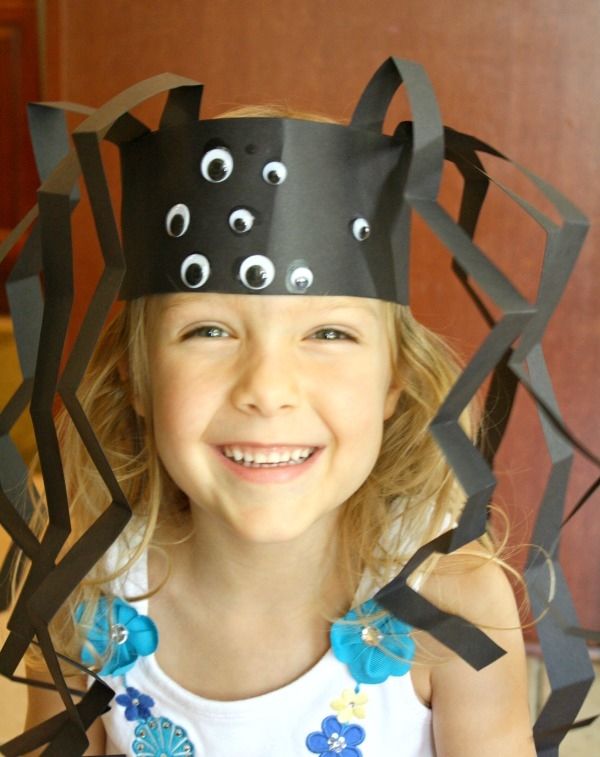 Spider headband craft