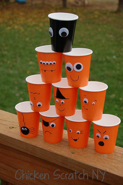DIY Halloween Cups