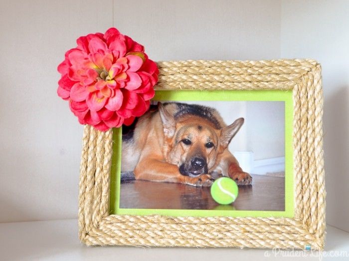 Rope and flower frame tutorial Rope and flower frame tutorial