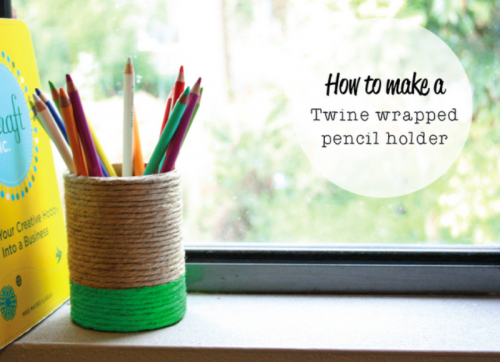 Very simple DIY Pencil Holder Very simple DIY Pencil Holder