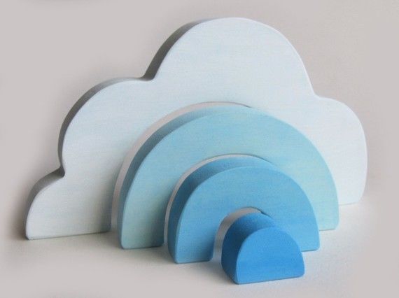 Wooden Cloud Stacker Wooden Cloud Stacker
