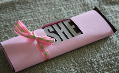 Candy bar gender reveal Candy bar gender reveal