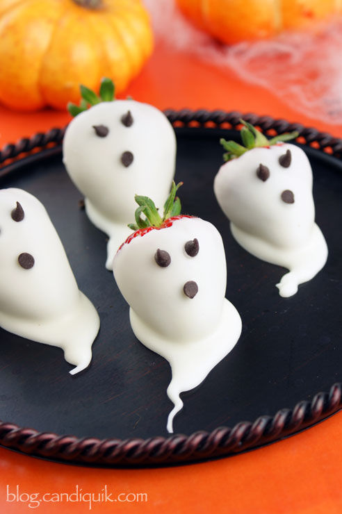 Chocolate Strawberry Ghosts Chocolate Strawberry Ghosts
