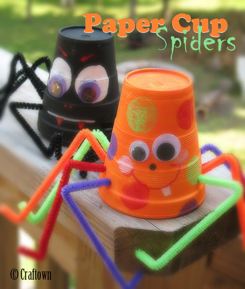 Paper Cup Spiders Paper Cup Spiders
