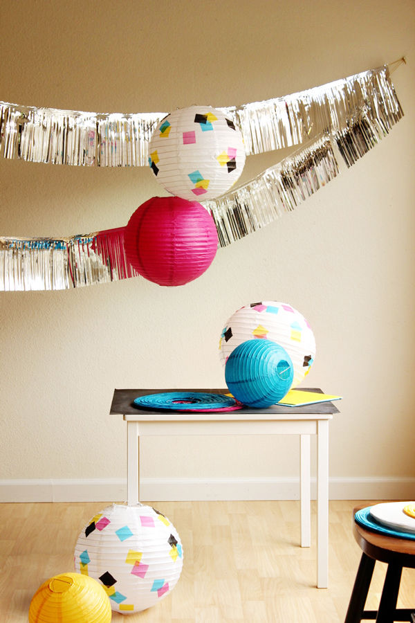 DIY CMYK Lanterns