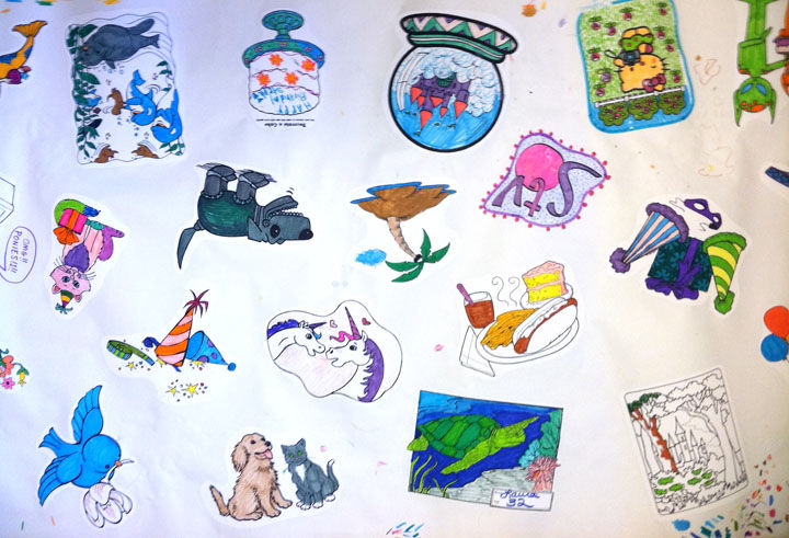 DIY Coloring Tablecloth DIY Coloring Tablecloth