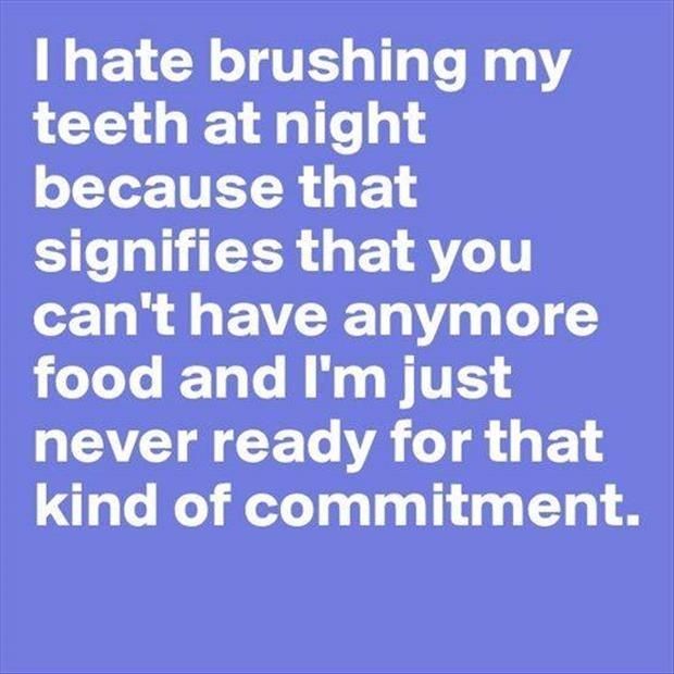 brushing my teeth at night brushing my teeth at night