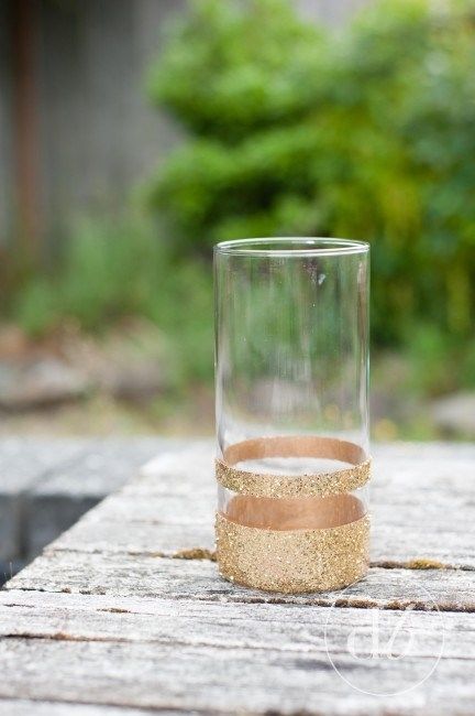 DIY Glitter Vase Craft