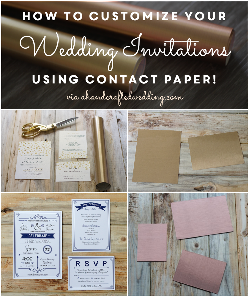 Add gold to wedding invitations Add gold to wedding invitations