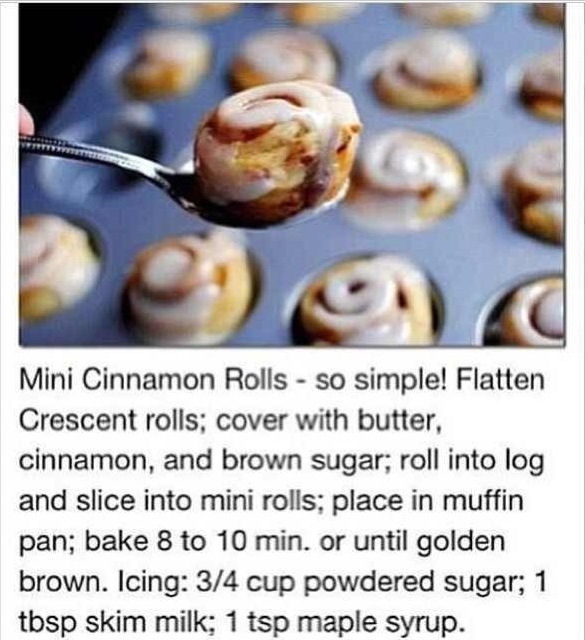 Mini Cinnaon Rolls